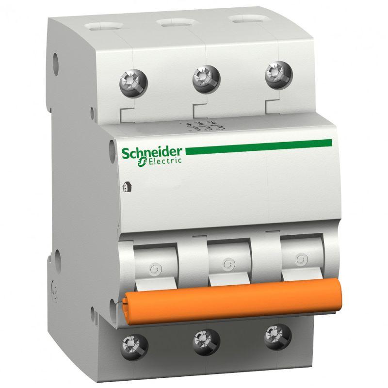 Автоматический выключатель Schneider Electric 3п C 50А 4.5кА BA63   11228