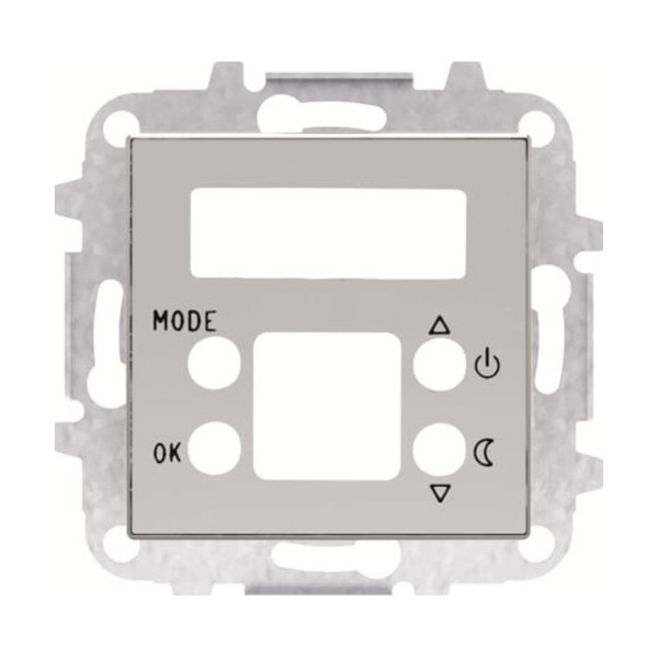 Накладка на терморегулятор ABB SKY, серебристый, 2CLA854050A1301